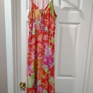 Walter Vibrant Floral Maxi Dress